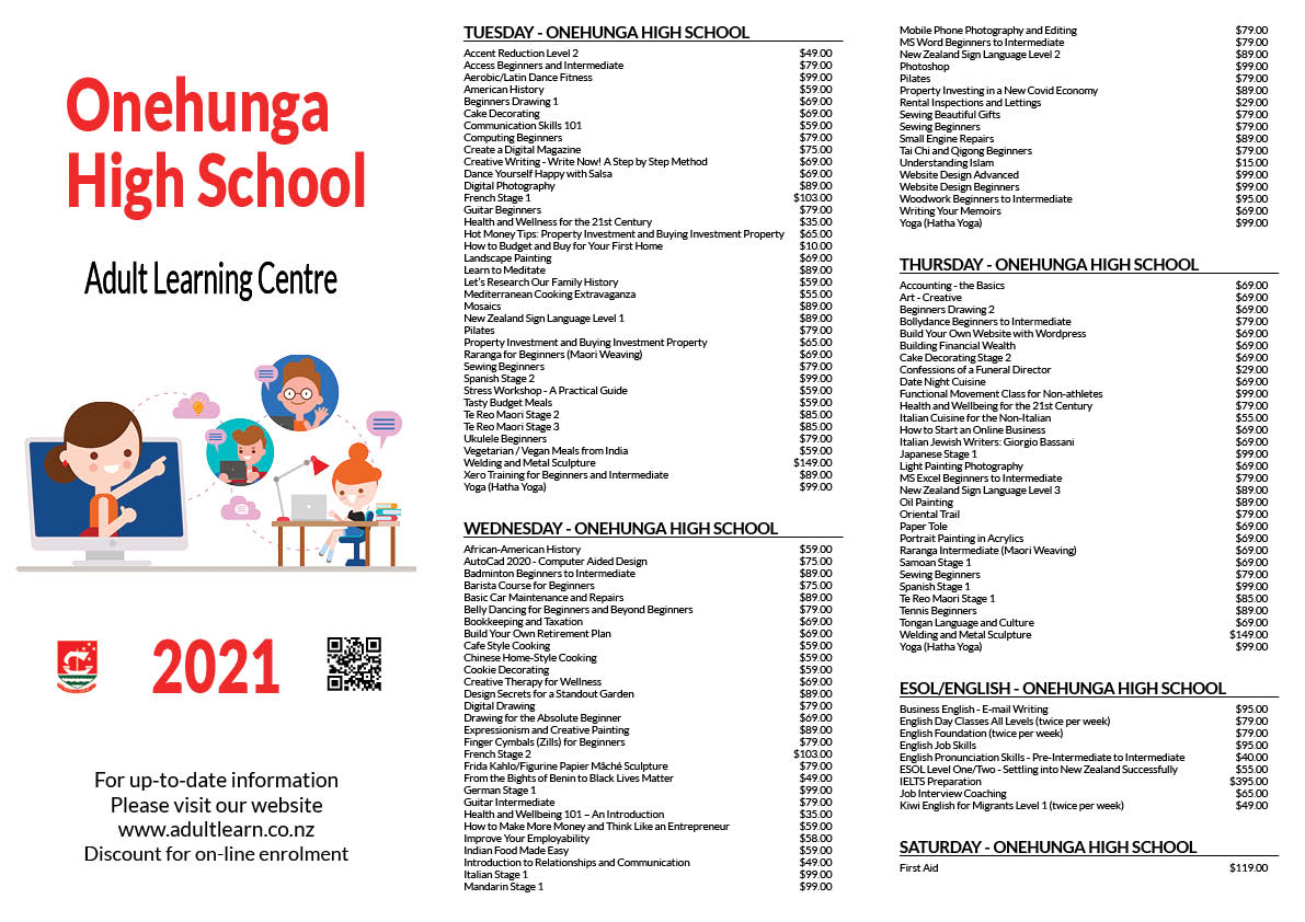 Onehunga High School Adult Learning Centre